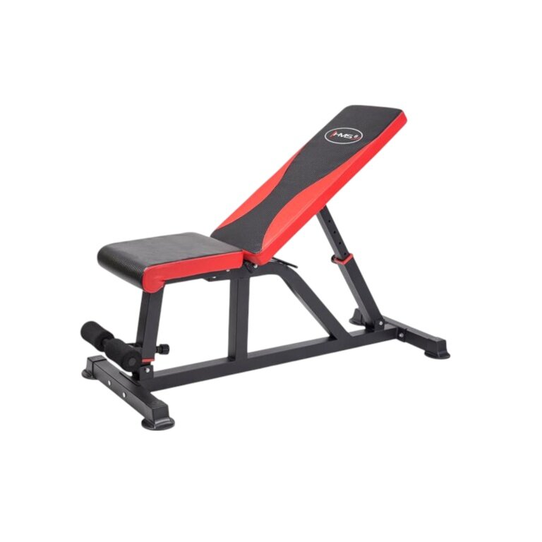 HMS Fitness Weight Bench L8015 black/red - 1 piece -