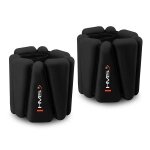 HMS Silicone Weight Cuffs SNK01 (for ankles and wrists) - 1 set 2x0.5kg - black