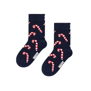 Happy Socks Daily Socks Kids Candy Cane navy blue Children - 1 Pair