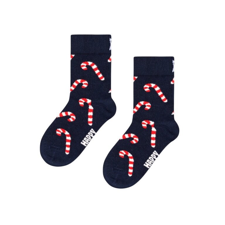 Happy Socks Daily Socks Kids Candy Cane navy blue Children - 1 Pair