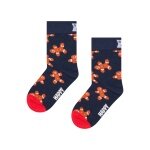 Happy Socks Daily Socks Kids Gingerbread (Lebkuchen) navy blue/red Children - 1 Pair