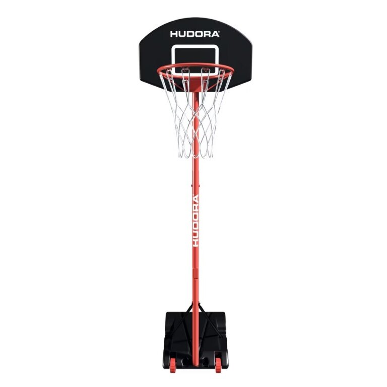Hudora Basketball Stand Start 205 (height adjustable/stable/safe/durable) - 165cm-205cm