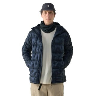 Haglöfs Hede Down Hood Insulation Jacket (lightweight down jacket) dark blue men's