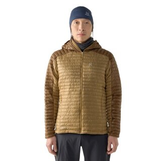 Haglöfs Isolation Jacket L.I.M Mimic II Hood (super lightweight, tear-resistant Pertex Quantum) brown men's