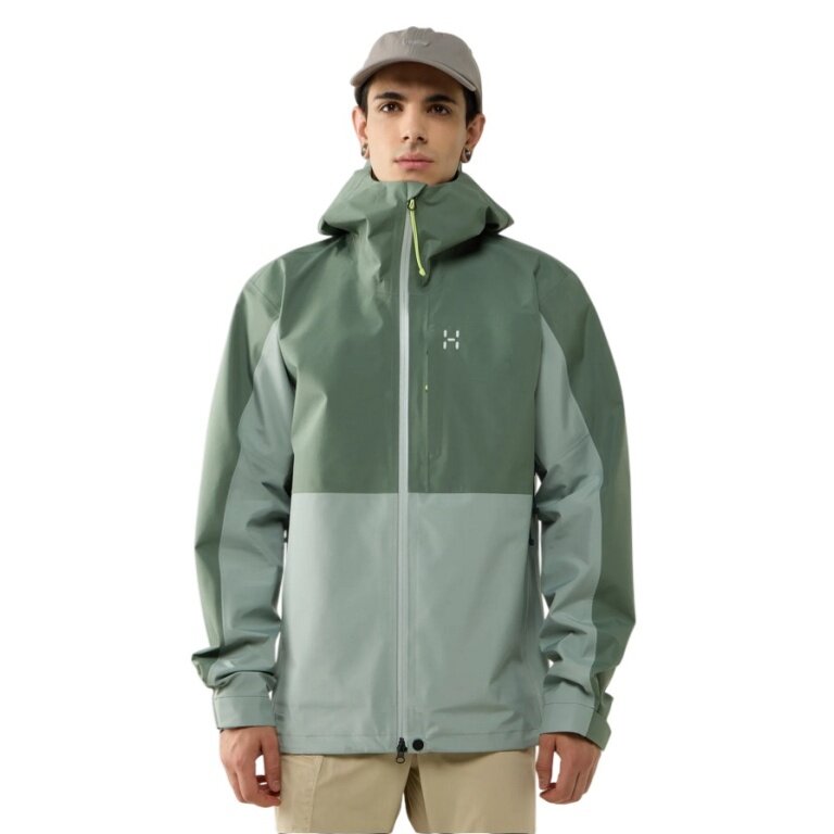 Haglöfs All-Weather Jacket Front Proof II (waterproof, windproof, 3-layer) green/moss green men's