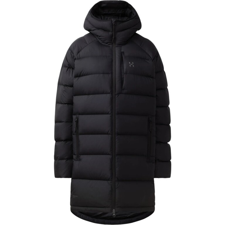 Haglöfs Winter Down Coat Rosson Down Parka (very warm) black ladies