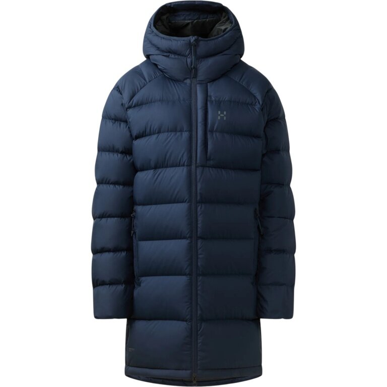 Haglöfs Winter Down Coat Rosson Down Parka (very warm) dark blue ladies
