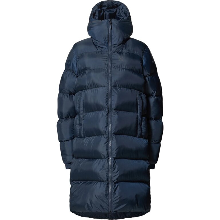 Haglöfs Winter Coat Long Mimic III Parka (Primaloft Rise and Mimic Gold Insulation) dark blue ladies