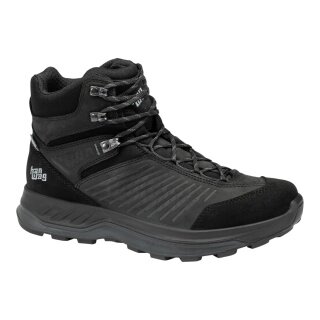 Hanwag Winter Hiking Boots Bluerstrait Mid ES (Nubuck and Suede, waterproof) black men's