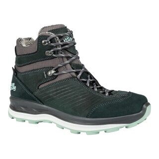 Hanwag Winter Hiking Boots Bluerstrait Mid ES (Nubuck and Suede, waterproof) petrol/mint green ladies