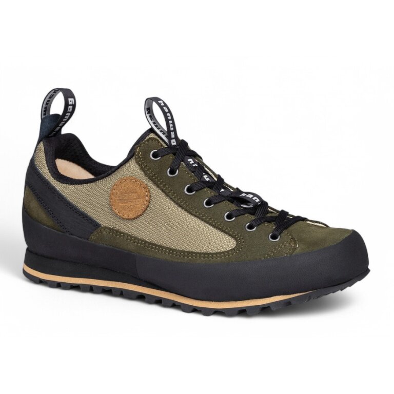 Hanwag Hiking Travel Shoes Red Dot Low LL (Suede/Synthetic) Olive Green Men's