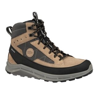 Hanwag Hiking Shoes Rotpunkt Light MID GTX (Suede/Textile, waterproof) brown/anthracite grey Men's