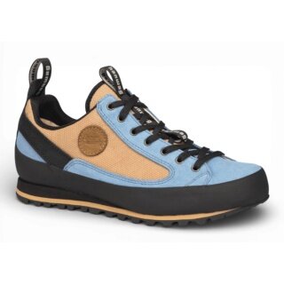 Hanwag Hiking Travel Shoes Red Dot Low LL (Suede/Synthetic) blue/beige/black Men's