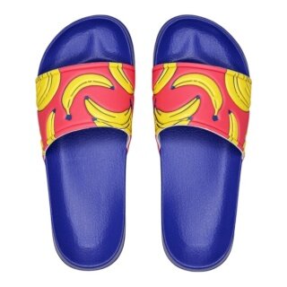 Happy Socks Bath Shoes Banana Slider dark blue/red/yellow - 1 pair