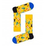 Happy Socks Daily Sock Crew Easter Bunny (Yellow) - 1 Pair