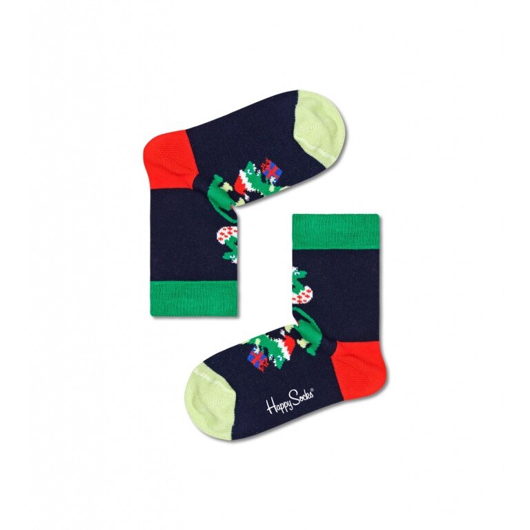 Happy Socks Daily Sock Kids Jumbo Jumbosaurus (Dinosaur) dark blue Boys/Girls - 1 Pair