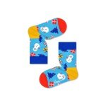 Happy Socks Daily Crew Kids Bring it on Sock blue Children - 1 Pair
