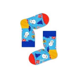 Happy Socks Daily Crew Kids Bring it on Sock blue Children - 1 Pair