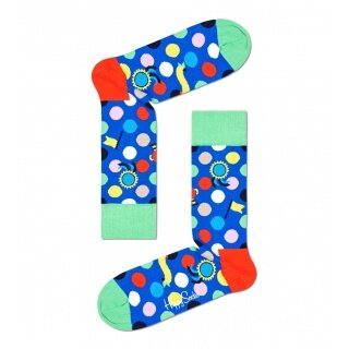 Happy Socks Daily Sock Crew Winner Dot blue - 1 pair