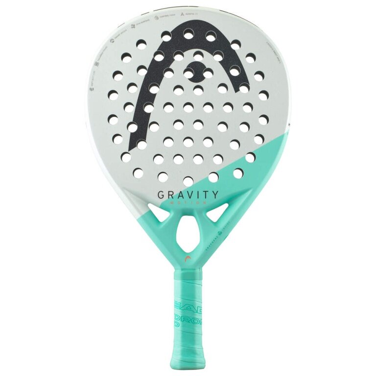 Head Paddle Racket Gravity Motion 355g/Round grey/mint