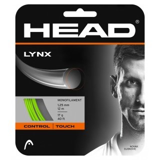 Head Tennis String Lynx (Durability) lime green 12m Set