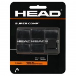 Head Overgrip Super Comp 0.5mm black 3-pack