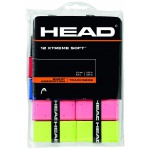 Head Overgrip Xtreme Soft 0.5mm assorted colors 12-pack clip bag