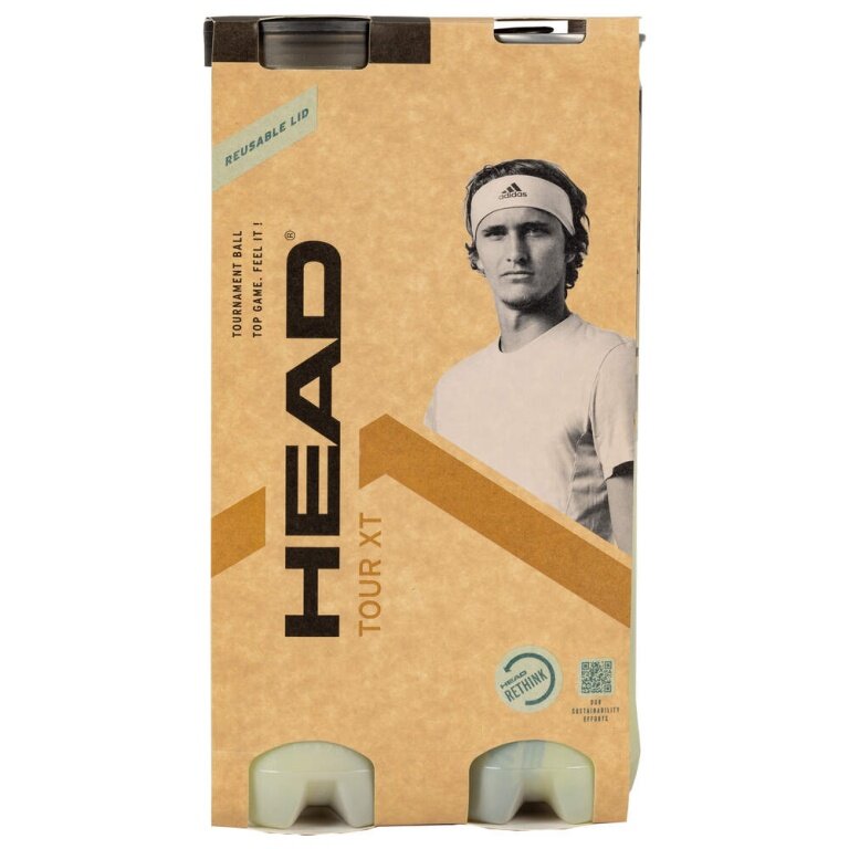 Head Tennis Balls Premium Tour XT Can 2x4 - Double Pack