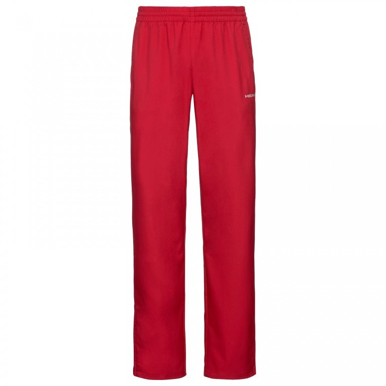 Head Tennis Pants Club (UV Protection) long red Men