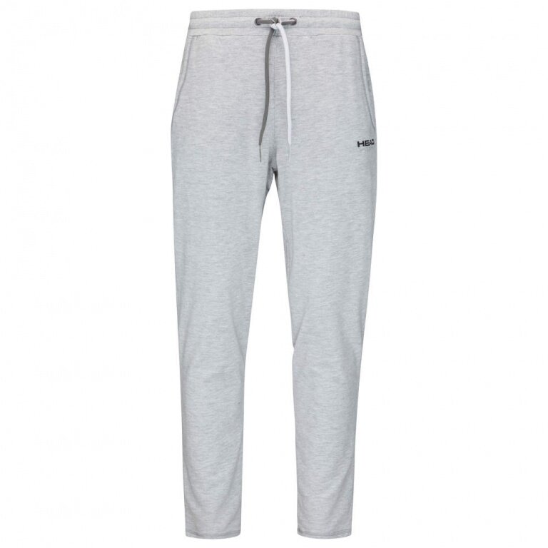 Head Tennis Trousers Pant Club Byron Long Grey Melange Men's