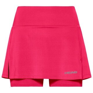 Head Tennis Skort with Inner Shorts Club Basic Magenta Ladies
