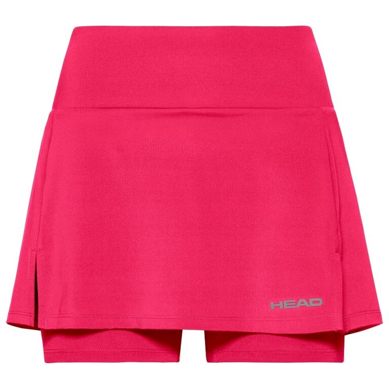 Head Tennis Skort with Inner Shorts Club Basic Magenta Ladies
