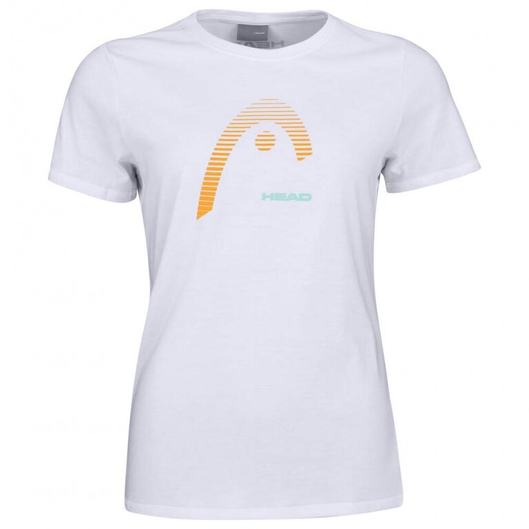 Head Tennis Shirt Club Lara white/orange Women