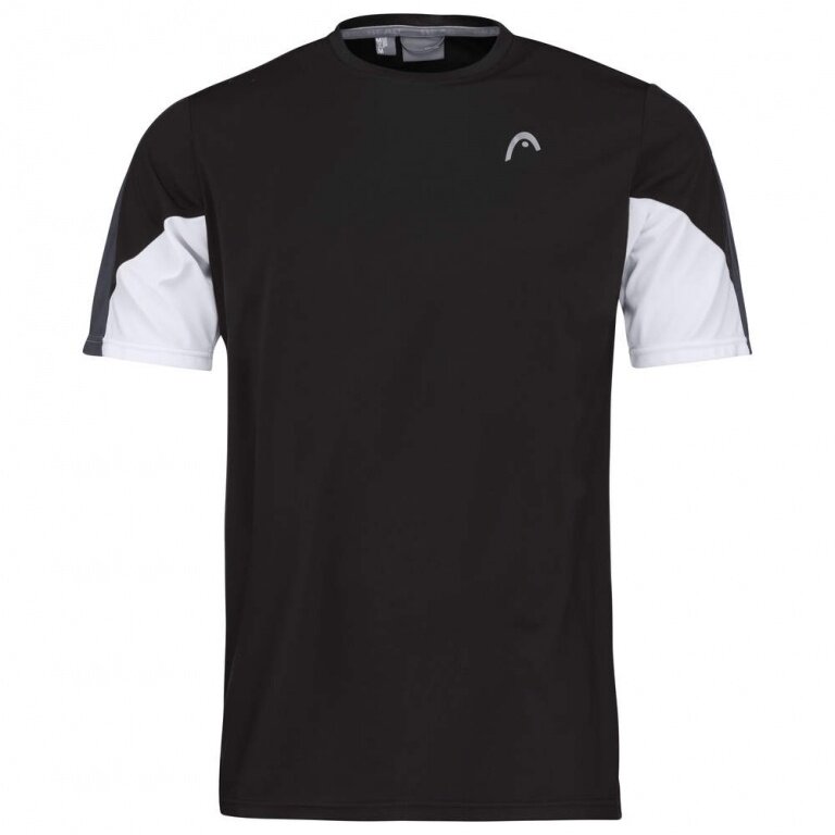 Head Tennis T-shirt Club Technical (Moisture Transfer Microfiber Technology) black boys