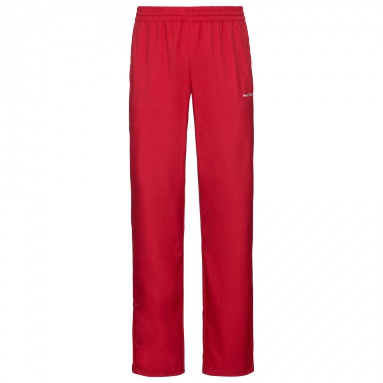 Head Tennis Trousers Club Long Red Boys