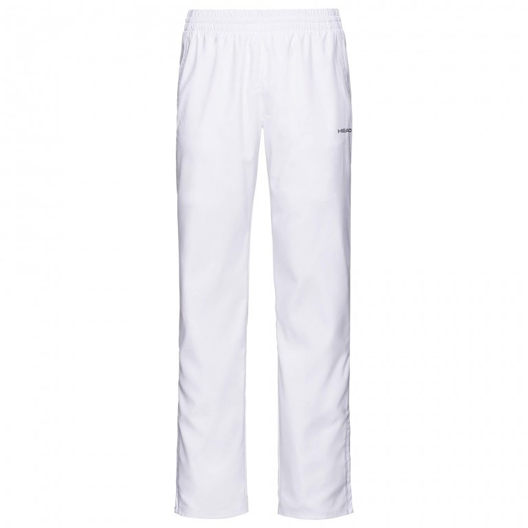 Head Tennis Trousers Club Long White Boys