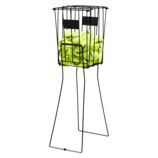 Head Ball Basket Trolley with collapsible (for approx. 72 tennis balls) black