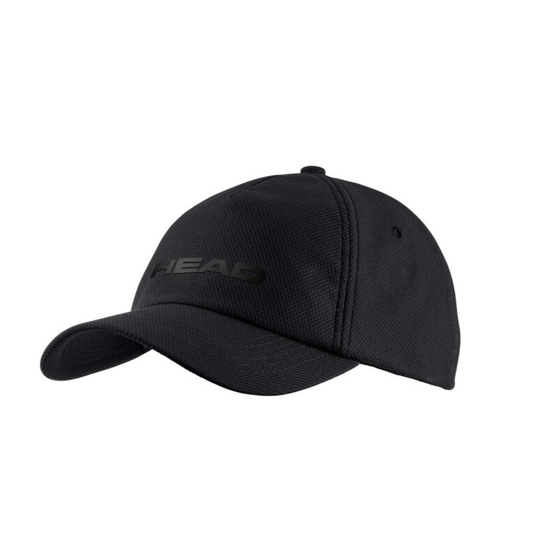 Head Cap Tennis Performance 2024 (Polyester, Velcro closure) black