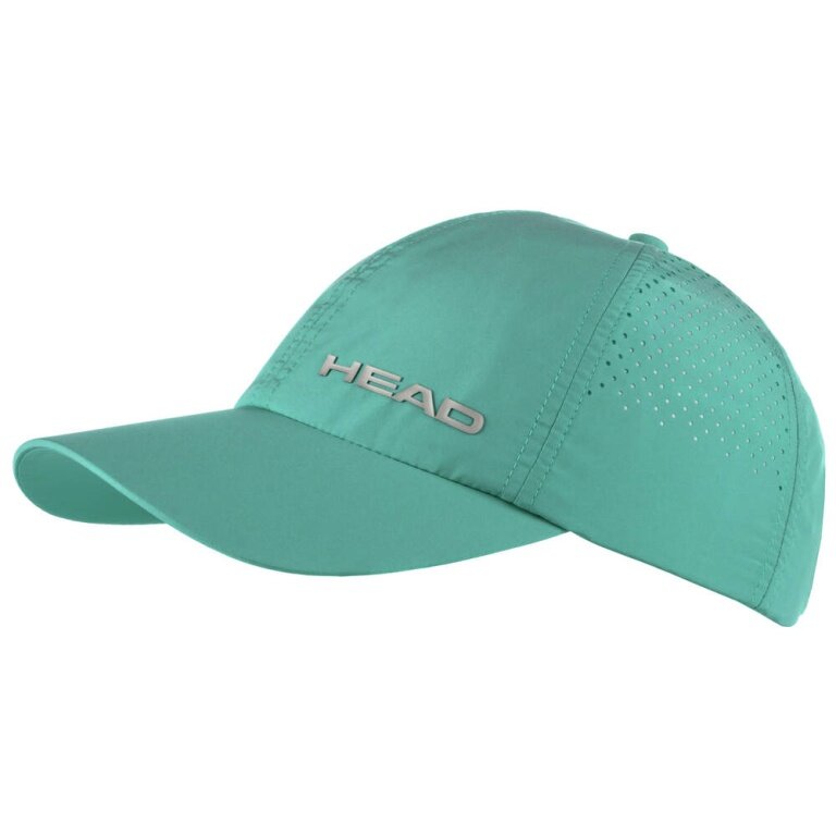 Head Cap Tennis Pro Player (UV Protection, Velcro Closure) 2026 turquoise blue children - 1 piece