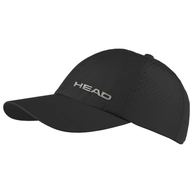 Head Cap Tennis Pro Player (UV Protection, Velcro Fastening) 2026 black Children - 1 piece