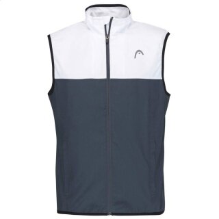 Head Tennis Vest Club 22 (cooling effect, quick-drying) navy blue/white men's
