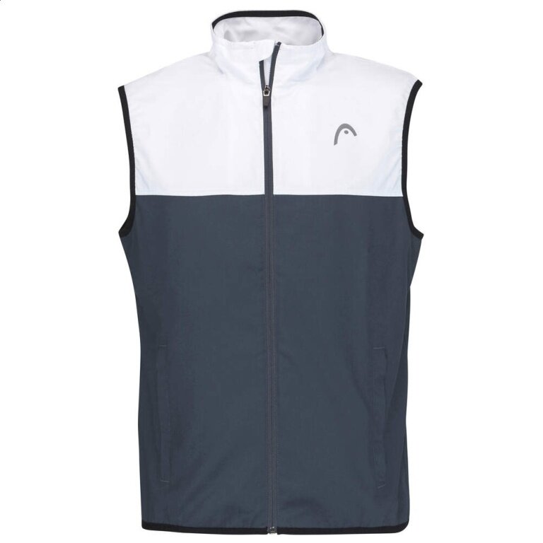 Head Tennis Vest Club 22 (cooling effect, quick-drying) navy blue/white men's