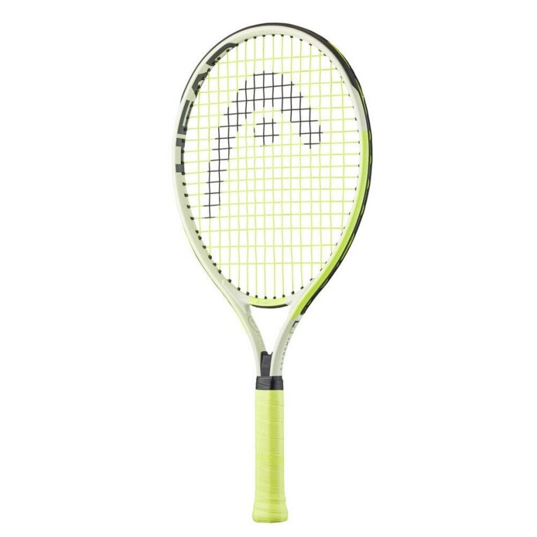 Head Junior Tennis Racket Extreme JR 21in (4-7 years) 2024 yellow/grey - pre-strung -