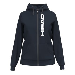 Head Hooded Sweatshirt Club Original Hoodie Full-Zip (Cotton Blend) navy blue Ladies