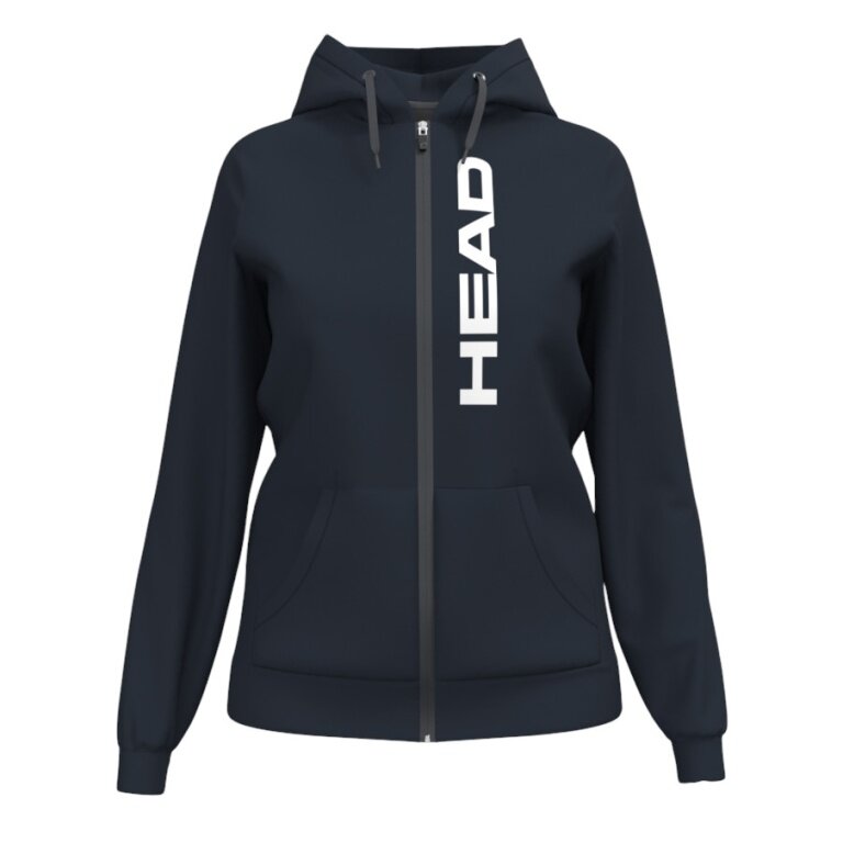 Head Hooded Sweatshirt Club Original Hoodie Full-Zip (Cotton Blend) navy blue Ladies