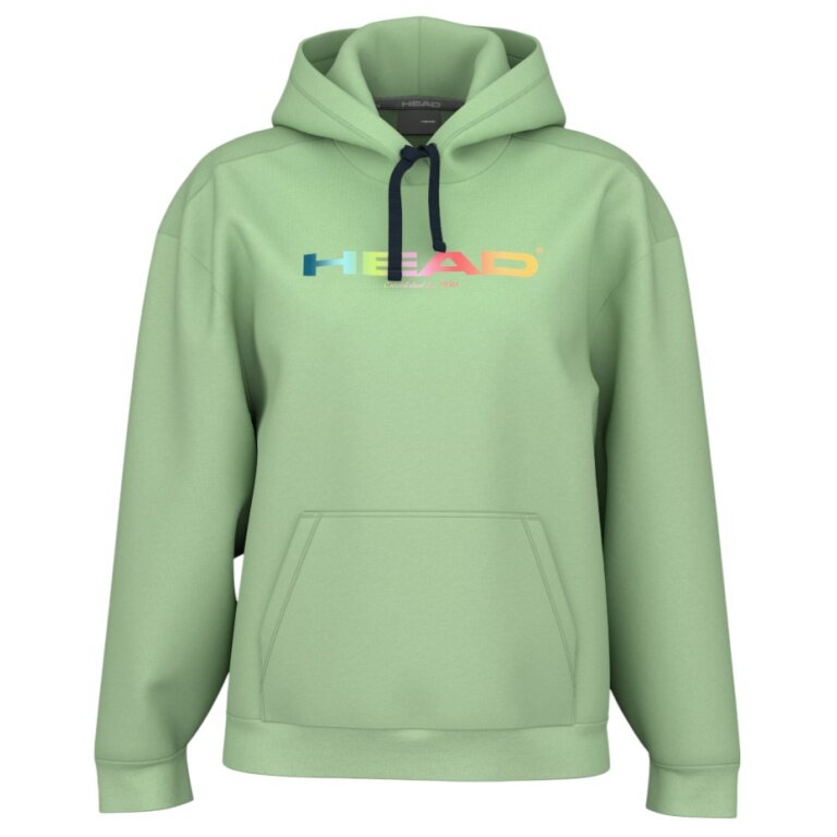 Head Rally Hoodie (Mixed Fabric) Green Ladies