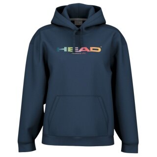 Head Rally Hoodie (Mixed Fabric) Navy Blue Ladies