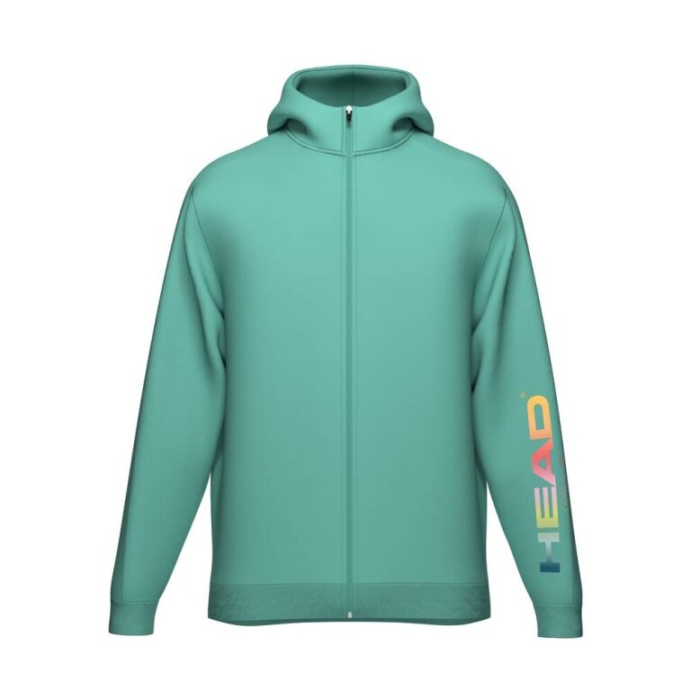Head Rally Hoodie Full-Zip (Mixed Fabric) 2026 Turquoise Men's