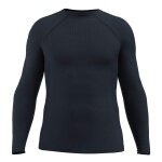 Head Tennis Long Sleeve Shirt Flex Seamless (seamless) navy blue men's