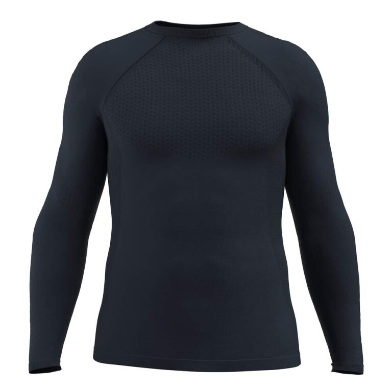 Head Tennis Long Sleeve Shirt Flex Seamless (seamless) navy blue men's